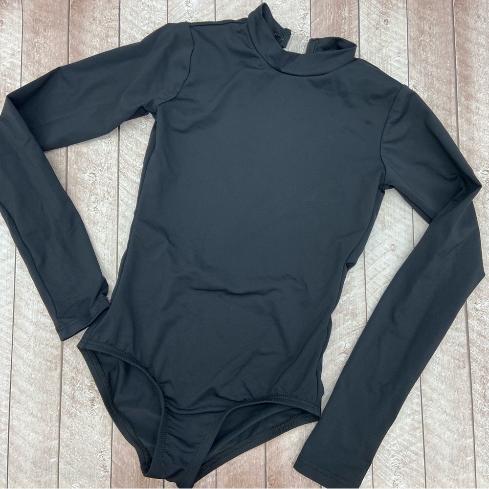 Baltogs BT5254C Black Strappy Back Leotard-Medium Child (MC)